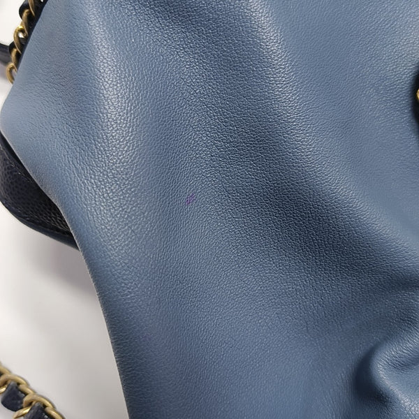Quilted Lambskin Bucket Bag Multicolor