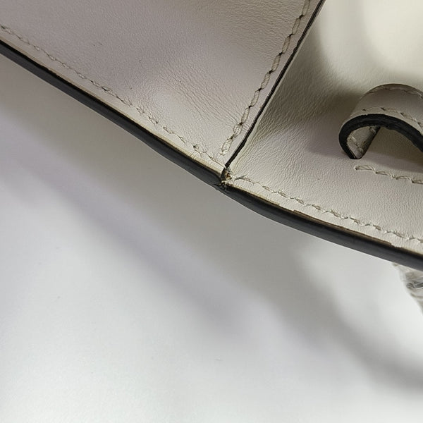 Sylvie Mini Calfskin White