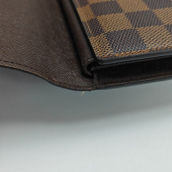 JOSÉPHINE Damier Ebene Coated Canvas Brown Wallet