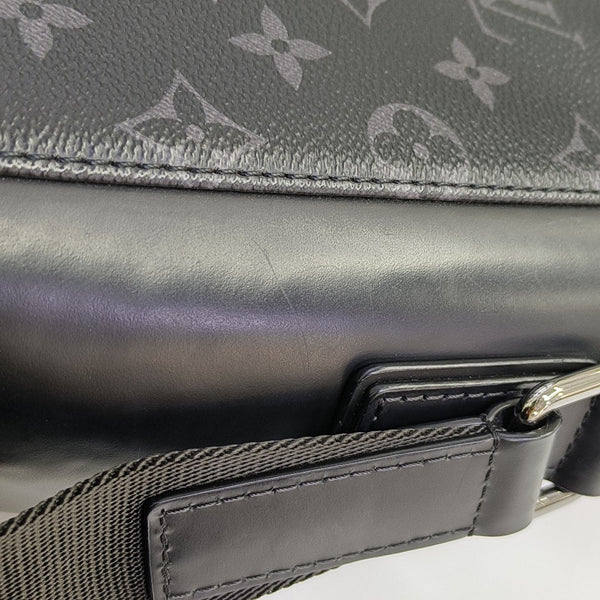 VOYAGER PM Monogram Coated Canvas Black