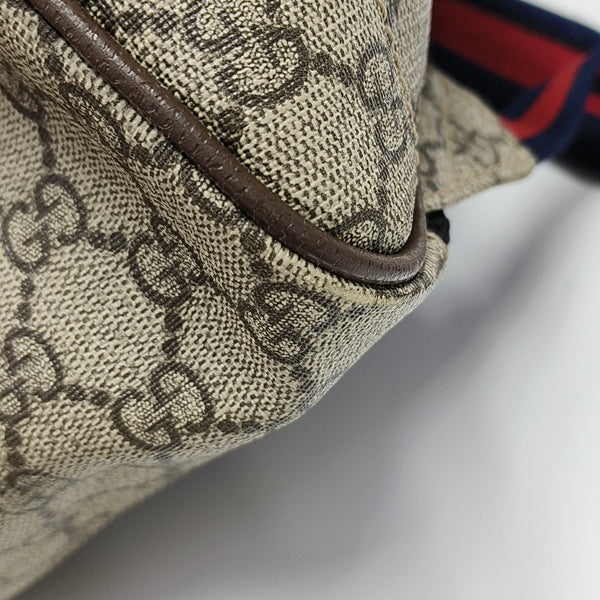 Monogram Coated Canvas Backpack Black