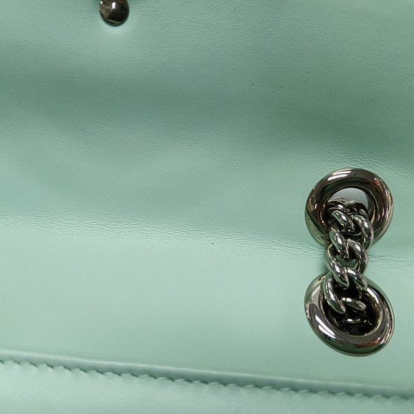 GG Marmont Small Quilted Calfskin Green