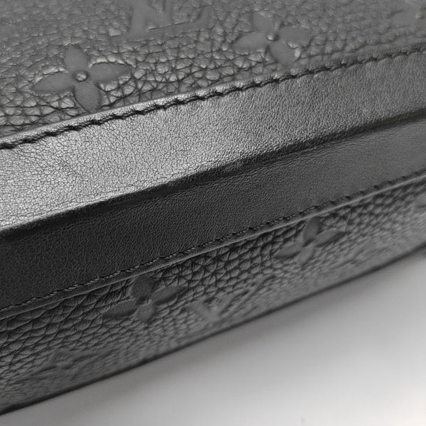 SOFT TRUNK Monogram Calfskin Black