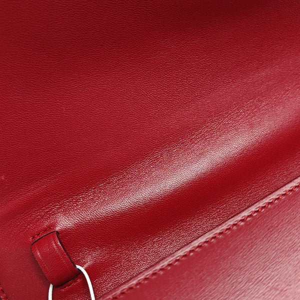 CLASSIC BOX Medium Calfskin Red