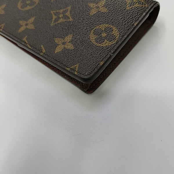 BRAZZA Monogram Coated Canvas Brown Wallet