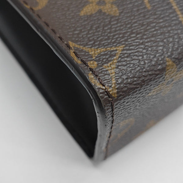 TOILET POCKET 26 Monogram Coated Canvas Brown