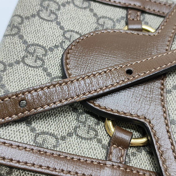 Horsebit 1955 Mini Coated Canvas Beige