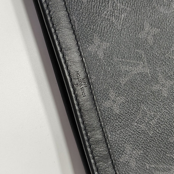 GASTON Monogram Coated Canvas Black