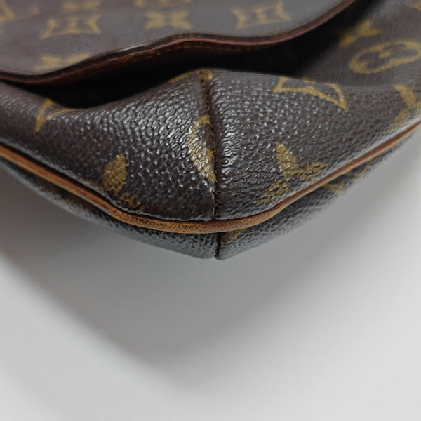 MUSETTE TANGO Monogram Coated Canvas Brown