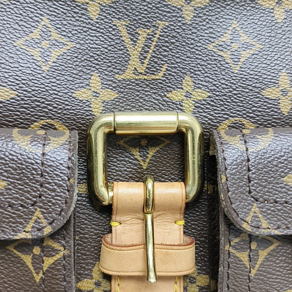 HUDSON PM Monogram Coated Canvas Brown