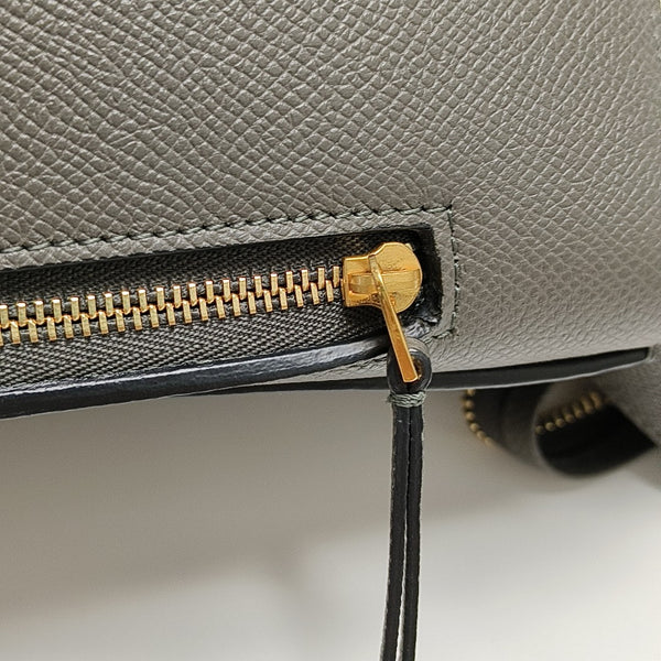 BELT Mini Calfskin Gray