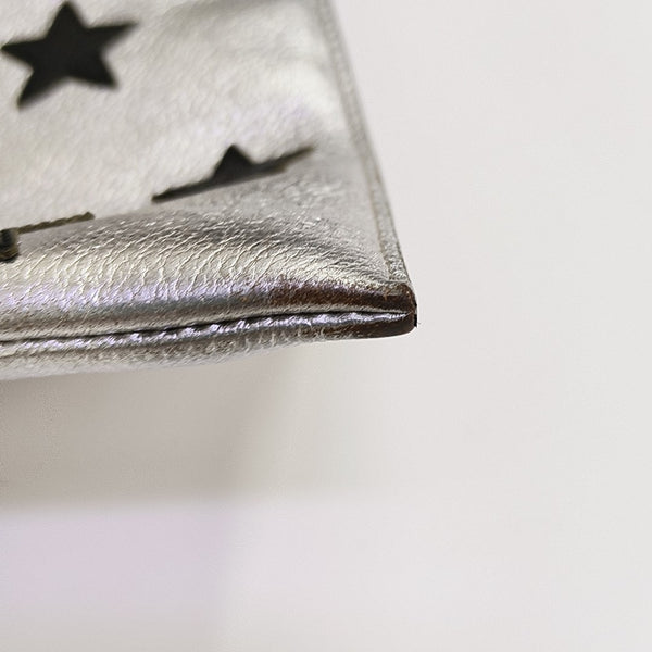 Calfskin Clutch Silver