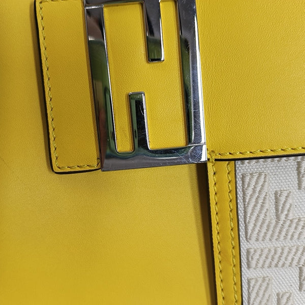 Authenticated pre-owned Baguette Medium Calfskin Yellow - Shoulder Bag at Looply