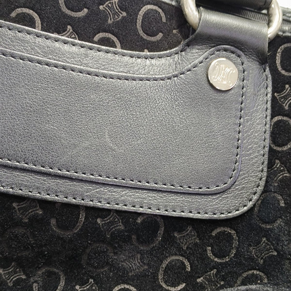 Suede Tote Bag Black