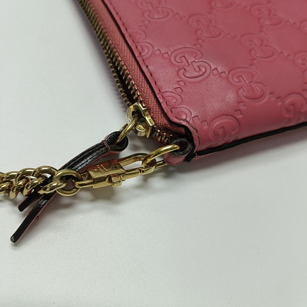 Monogram Calfskin Top Handle Bag Pink