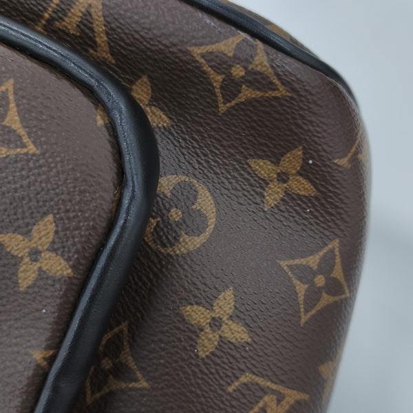 JOSH Monogram Coated Canvas Brown