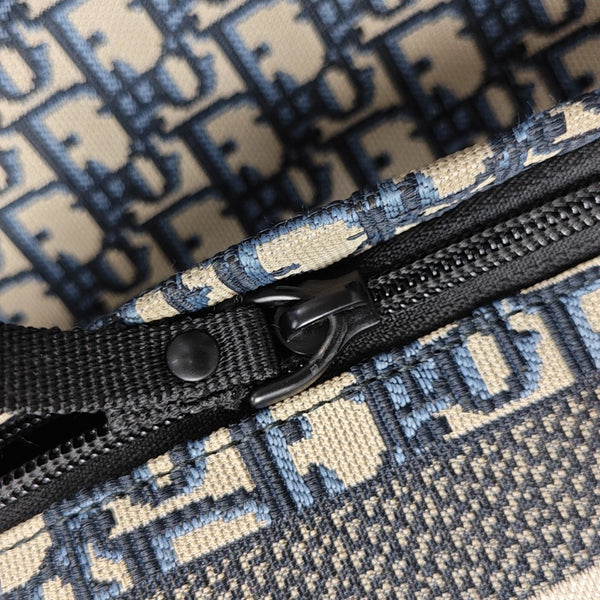 Diortravel Oblique Canvas Blue