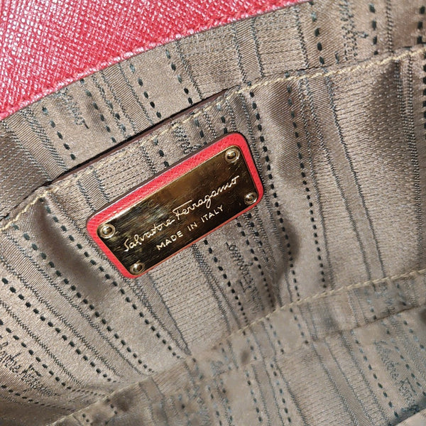 Calfskin Shoulder Bag Red