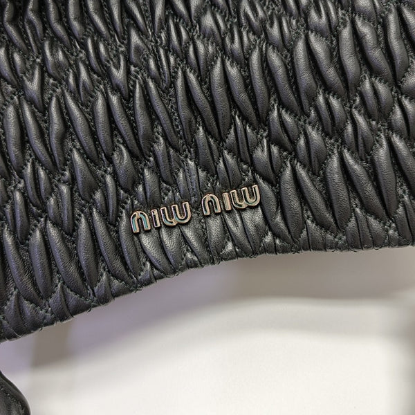 Avenue Quilted Lambskin Black