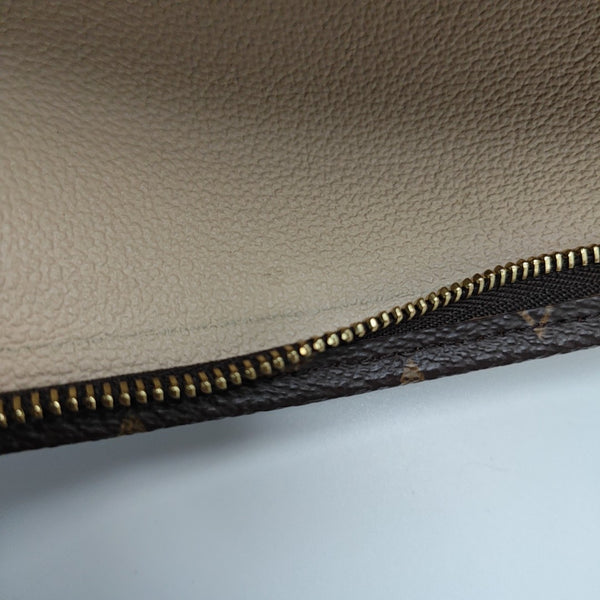 TOILET POCKET 26 Monogram Coated Canvas Brown