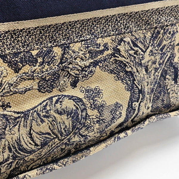 Authenticated pre-owned Book Tote Large Fabric Blue - Tote Bag at Looply
