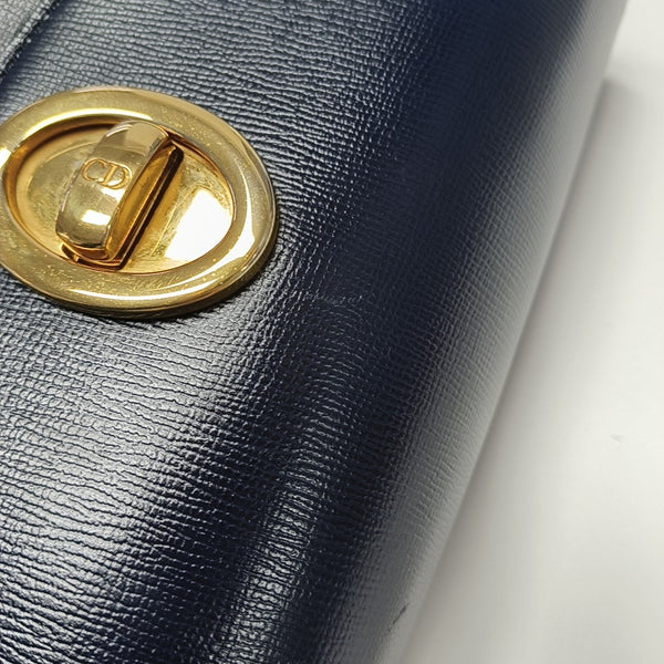 Calfskin Crossbody Bag Blue