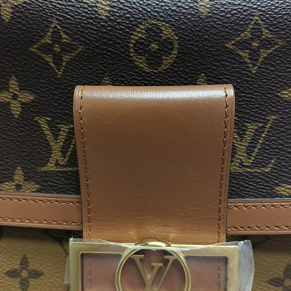 DAUPHINE MM Monogram Coated Canvas Brown