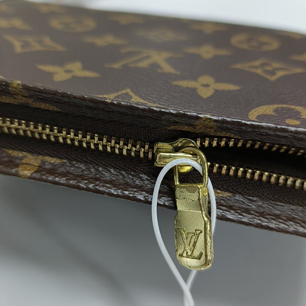 TOILET POCKET 19 Monogram Coated Canvas Brown