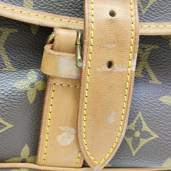 SAUMUR Monogram Coated Canvas Brown