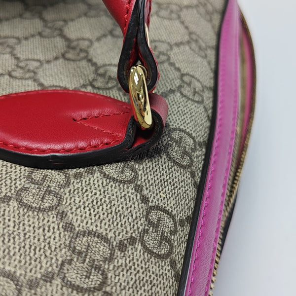 GG Blooms Monogram Coated Canvas Beige