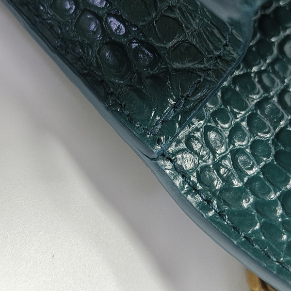SUNSET Medium Calfskin Green