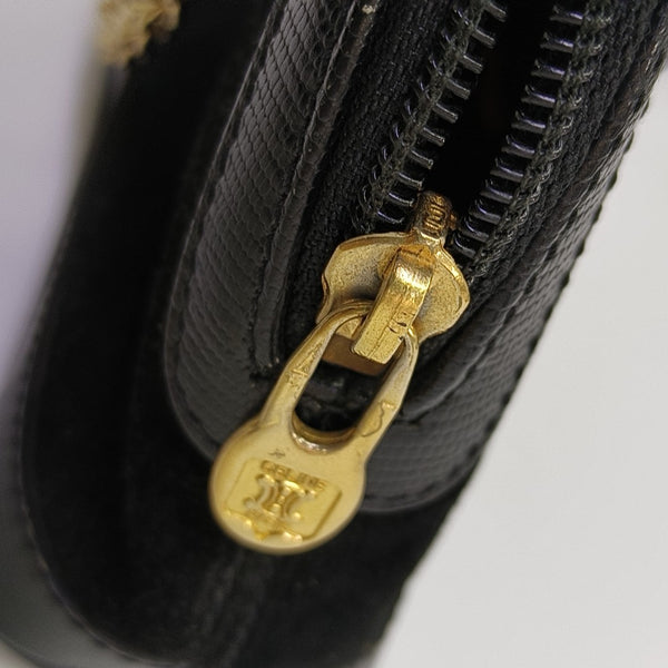 Suede Shoulder Bag Black