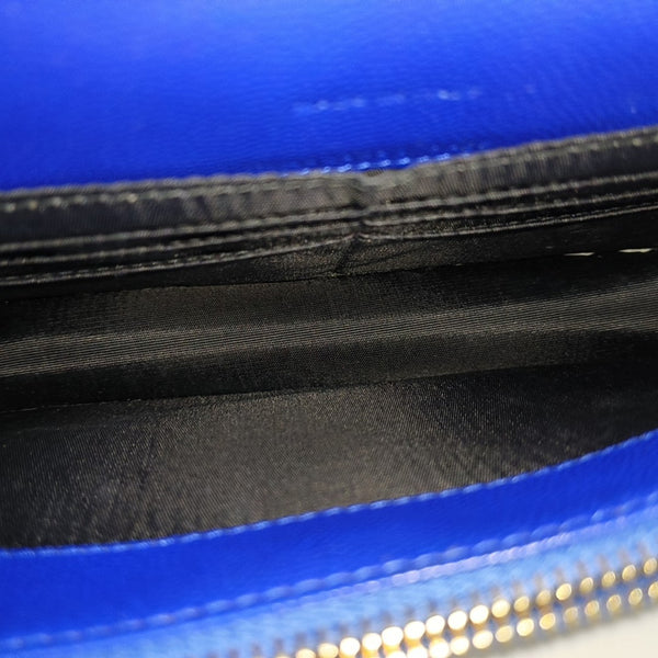 MONOGRAM WOC Chevron Calfskin Blue