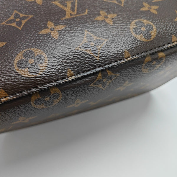 NÉONOÉ MM Monogram Coated Canvas Brown