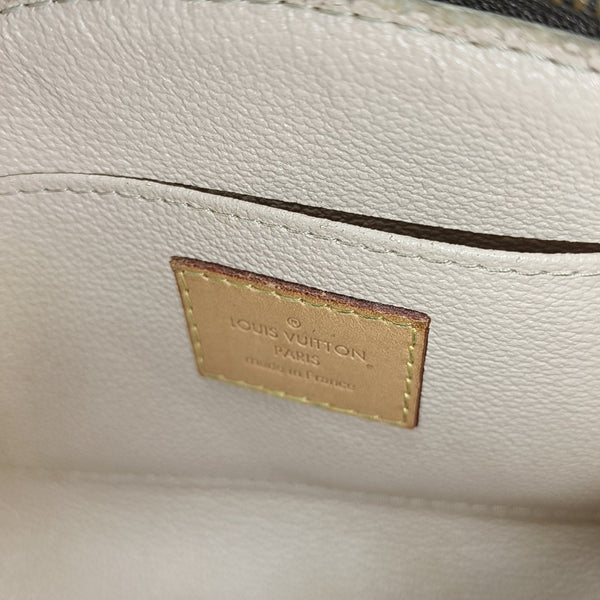 COSMETIC PM Monogram Coated Canvas Brown