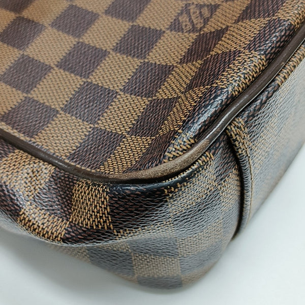 SHELTON MM Damier Ebene Coated Canvas Brown