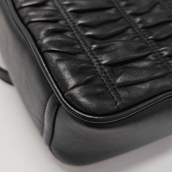 Gaufre Quilted Lambskin Black