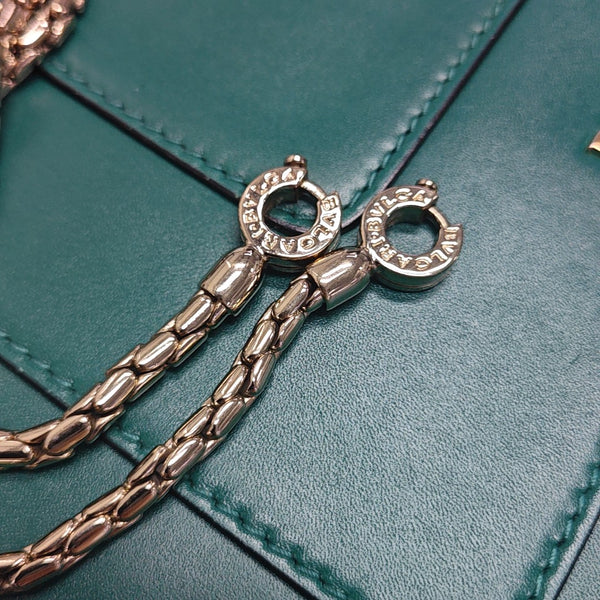 SERPENTI FOREVER Medium Calfskin Green