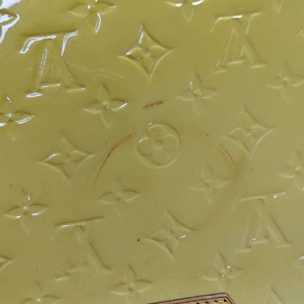 BREA MM Monogram Patent Leather Yellow
