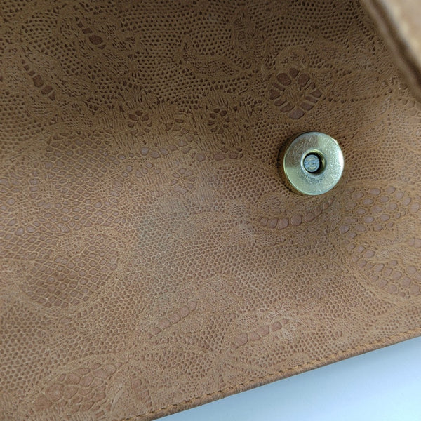 Calfskin Shoulder Bag Brown