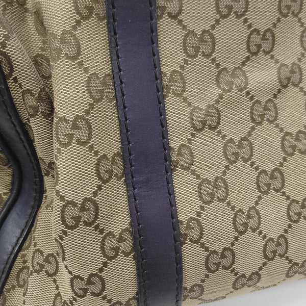 Boston Monogram Canvas Beige