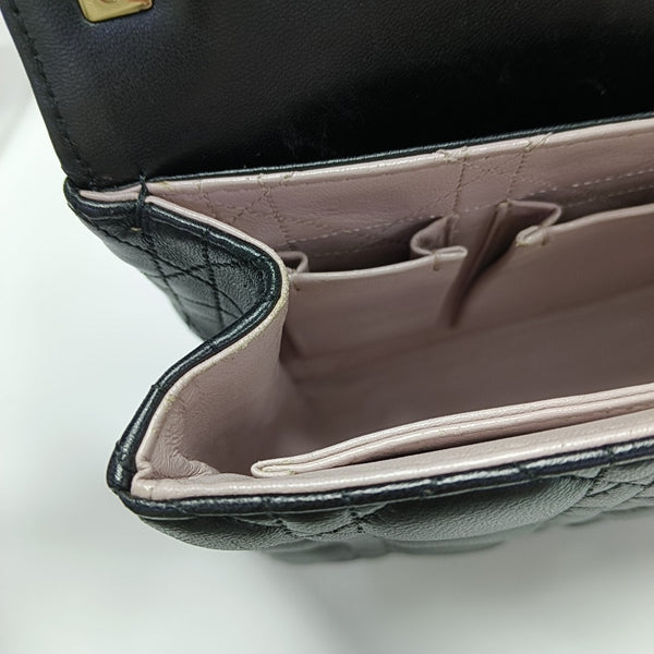 Miss Dior Cannage Lambskin Black