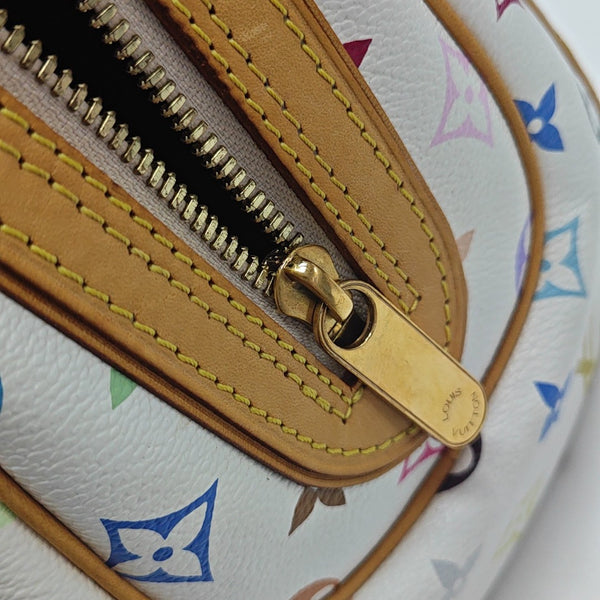 LV × TM PRISCILLA Monogram Coated Canvas White