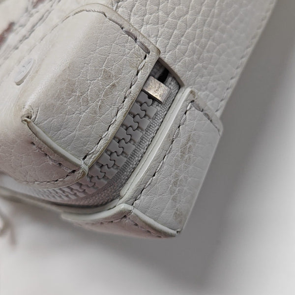 WALLET TRUNK Calfskin White