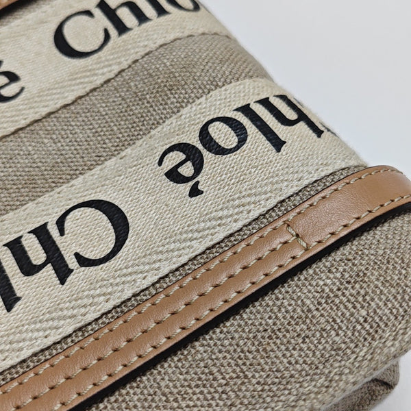 Woody Mini Fabric Beige