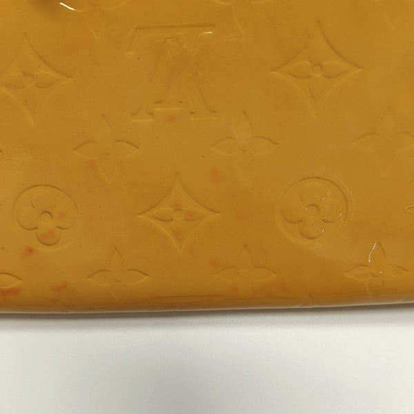 ZIPPY Monogram Patent Leather Yellow Wallet
