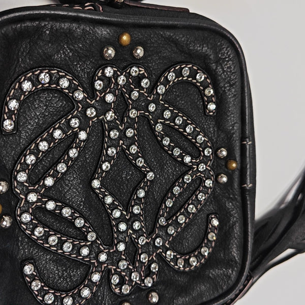 Calfskin Shoulder Bag Black