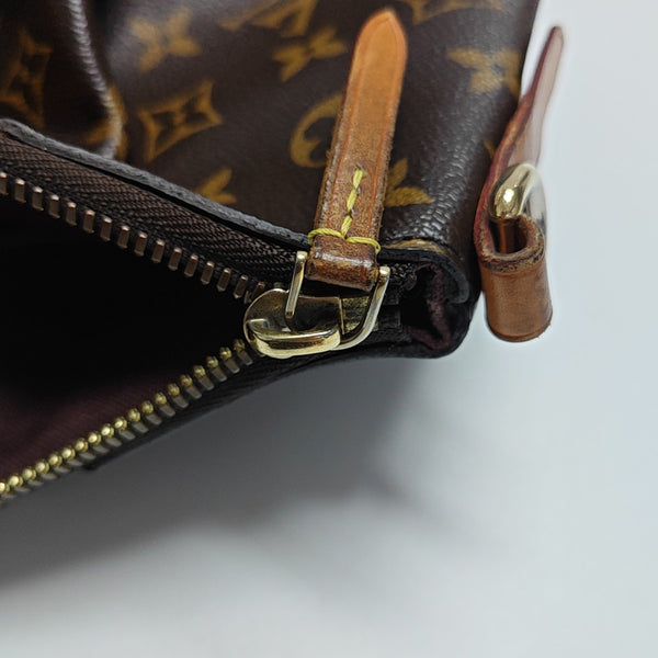 TURENNE Monogram Coated Canvas Brown