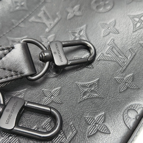 DUO Monogram Calfskin Black