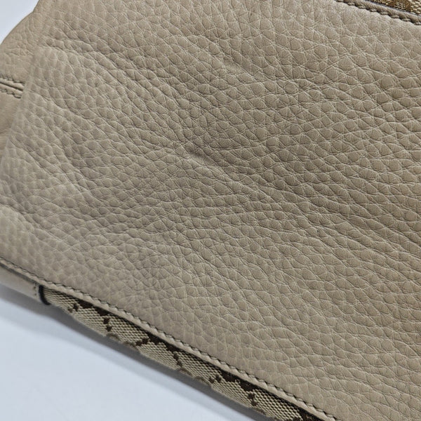 Monogram Canvas Tote Bag Beige